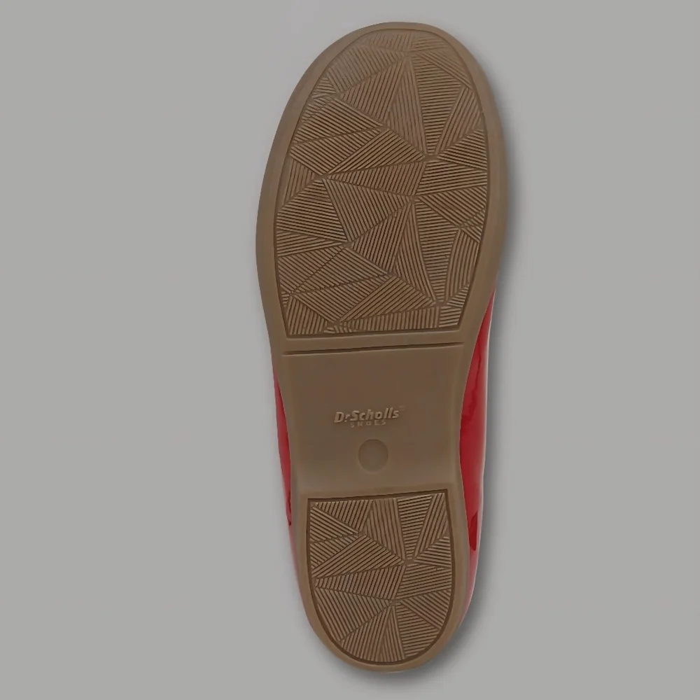 Dr. Scholls Red Patent Leather‎ Ballet Flats